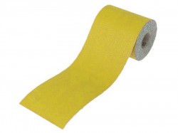 Faithfull Aluminium Oxide Sanding Paper Roll Yellow 115mm x 5m 80g