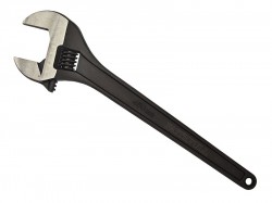 Faithfull Adjustable Wrench 250mm