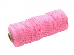 Faithfull Hi Vis Nylon Brick Line 105m (344ft) Pink