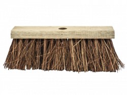 Faithfull Flat Broom Stiff Bassine / Cane 325mm (13in)