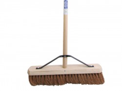 Faithfull Soft Coco Broom 450mm (18 in) + Handle & Stay