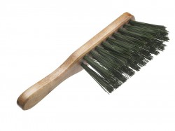 Faithfull Hand Brush Stiff Green PVC 275mm (11 in)