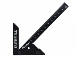 Faithfull Prestige Centre Finder Gauge Black Aluminium 100mm