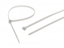 Faithfull Heavy-Duty Cable Ties White 1200mm x 9mm Pack of 10