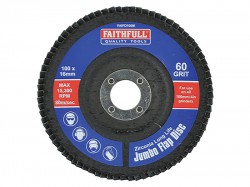 Faithfull Flap Disc 100mm Medium