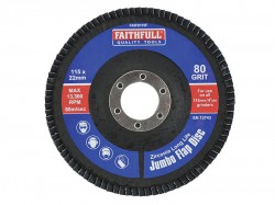Faithfull Flap Disc 115mm Fine