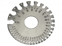 Faithfull Wire Gauge - Metric / Imperial