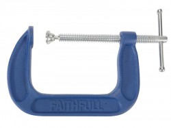 Faithfull G Clamp - Medium Duty 102mm (4in)