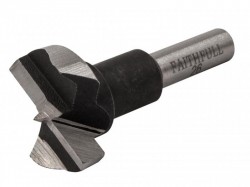 Faithfull HCS Hinge Bore Bit 26mm x 60mm x 8mm Shank