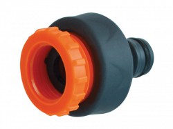 Faithfull Plastic Tap Hose Connector 1/2 & 3/4in