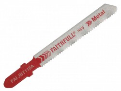 Faithfull Jigsaw Blades Metal T118A 8009-HSS (Pack of 5)