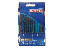 Faithfull HSS Drill Bit Set of 13 1.5 - 6.5mm
