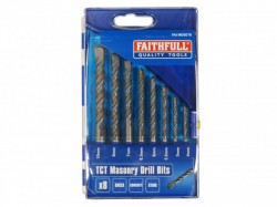Faithfull Standard Masonry Drill Set of 8 4-10mm