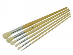 Faithfull Round Fitch Brush Set of 6