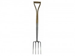 Faithfull Prestige Stainless Steel Border Fork Ash Handle