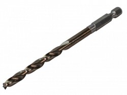 Faithfull HSSE M35 Cobalt Quick-Change Impact Drill Bit 3.0mm OL:77mm WL:33mm