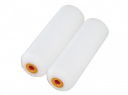 Faithfull Foam Mini Roller Refills 100mm (4in) Pack of 2