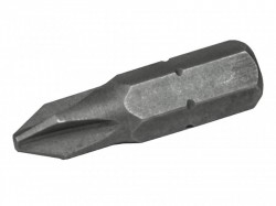 Faithfull Phillips S2 Grade Steel Screwdriver Bits PH1 x 25mm (Pack 3)