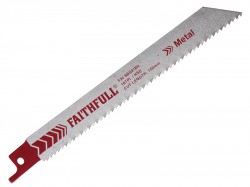 Faithfull Sabre Saw Blade Metal S918H (Pack of 5)