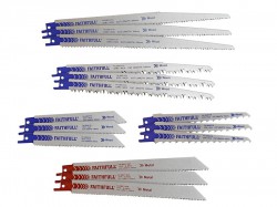 Faithfull Sabre Saw Blade Set, 15 Piece