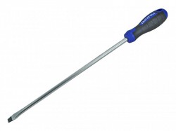 Faithfull Soft-Grip Screwdriver Slotted Flared Tip 10mm x 300mm