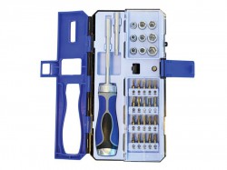 Faithfull Ratchet Screwdriver & Socket Set 33 Piece