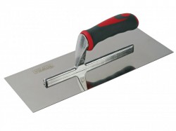 Faithfull Plasterers Trowel Stainless Steel Soft-Grip Handle 13 x 5in