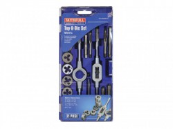 Faithfull Metric Tap & Die Set - Carbon Steel (21 Piece)