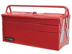 Faithfull Metal Cantilever Toolbox 40cm (16in) 5 Tray
