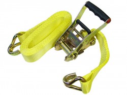 Faithfull Ratchet Tie-Down 5m x 50mm Trucker Breaking Strain 4500kg