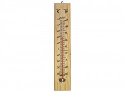 Faithfull Thermometer Wall Wood 400mm