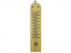 Faithfull Thermometer Wall Wood 260mm