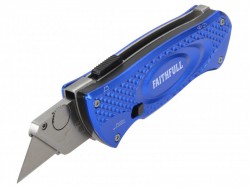 Faithfull Trimming Knife - Retractable Blade & Blade storage