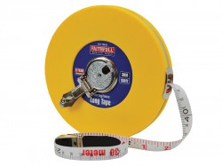 Faithfull Closed ABS Fibreglass Long Tape 30m/100ft (Width 13mm)