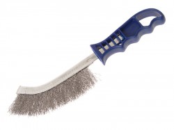 Faithfull Wire Scratch Brush Stainless Steel Blue Handle