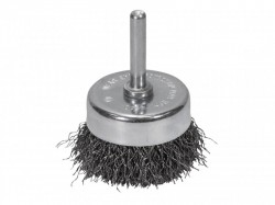 Faithfull Wire Cup Brush 50 x 6mm Shank 0.30mm