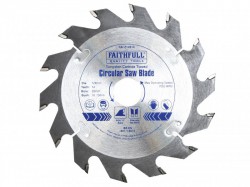 Faithfull Circular Saw Blade TCT 128 x 20 x 14t POS