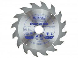 Faithfull Circular Saw Blade 140 x 20mm x 16T Fast Rip