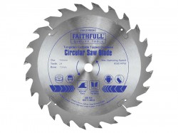 Faithfull TCT Cordless Trimsaw Blade 150 x 10mm x 24T POS