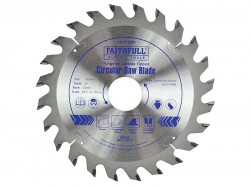 Faithfull Circular Saw Blade TCT 160 x 30 x 24 Tooth POS
