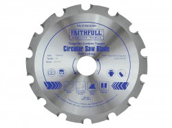 Faithfull Circular Saw Blade Tungsten Carbide Tipped 184 x 30 x 14t Nail