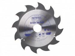 Faithfull Circular Saw Blade TCT 190 x 30 (16 & 20) x 12t POS