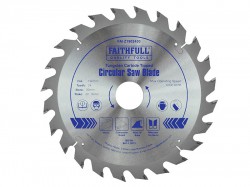 Faithfull Circular Saw Blade TCT 190 x 30 x 24 Tooth