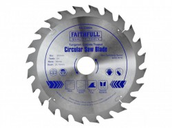 Faithfull Circular Saw Blade TCT 200 x 30 x 24 Tooth