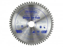 Faithfull Circular Saw Blade TCT 216 x 30 x 60 Tooth