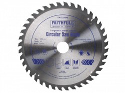 Faithfull Circular Saw Blade TCT 230 x 30 x 40 Tooth