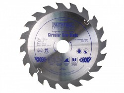 Faithfull Circular Saw Blade TCT 235 x 16/20/30/35mm x 20T Fast Rip