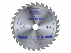 Faithfull Circular Saw Blade 254 x 16/25/30mm x 30T General-Purpose