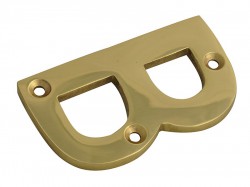 Forge Letter B - Brass Finish 75mm (3in)