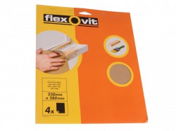 Flexovit Glasspaper Sanding Sheets 230 x 280mm Assorted (25)